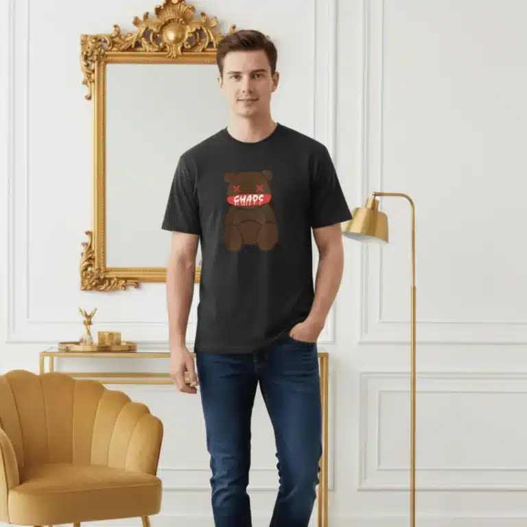 ACID CHAOS SOLID TEDDY T-SHIRT