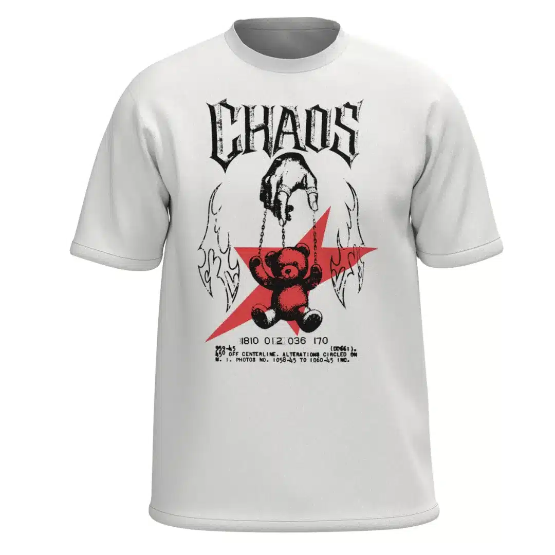 CHAOS TEDDY T-SHIRT (7) CHAOS TEDDY T-SHIRT