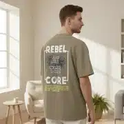 REBEL CORE ACID WASH T-SHIRT