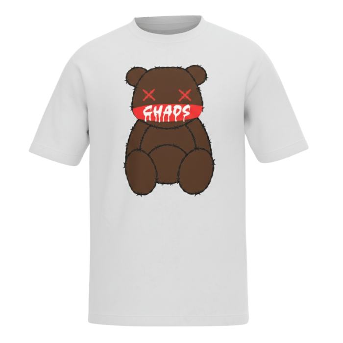 ACID CHAOS SOLID TEDDY T-SHIRT | 220 GSM Single Jersey Premium